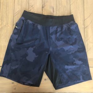 THE short from Lululemon Blue Camo